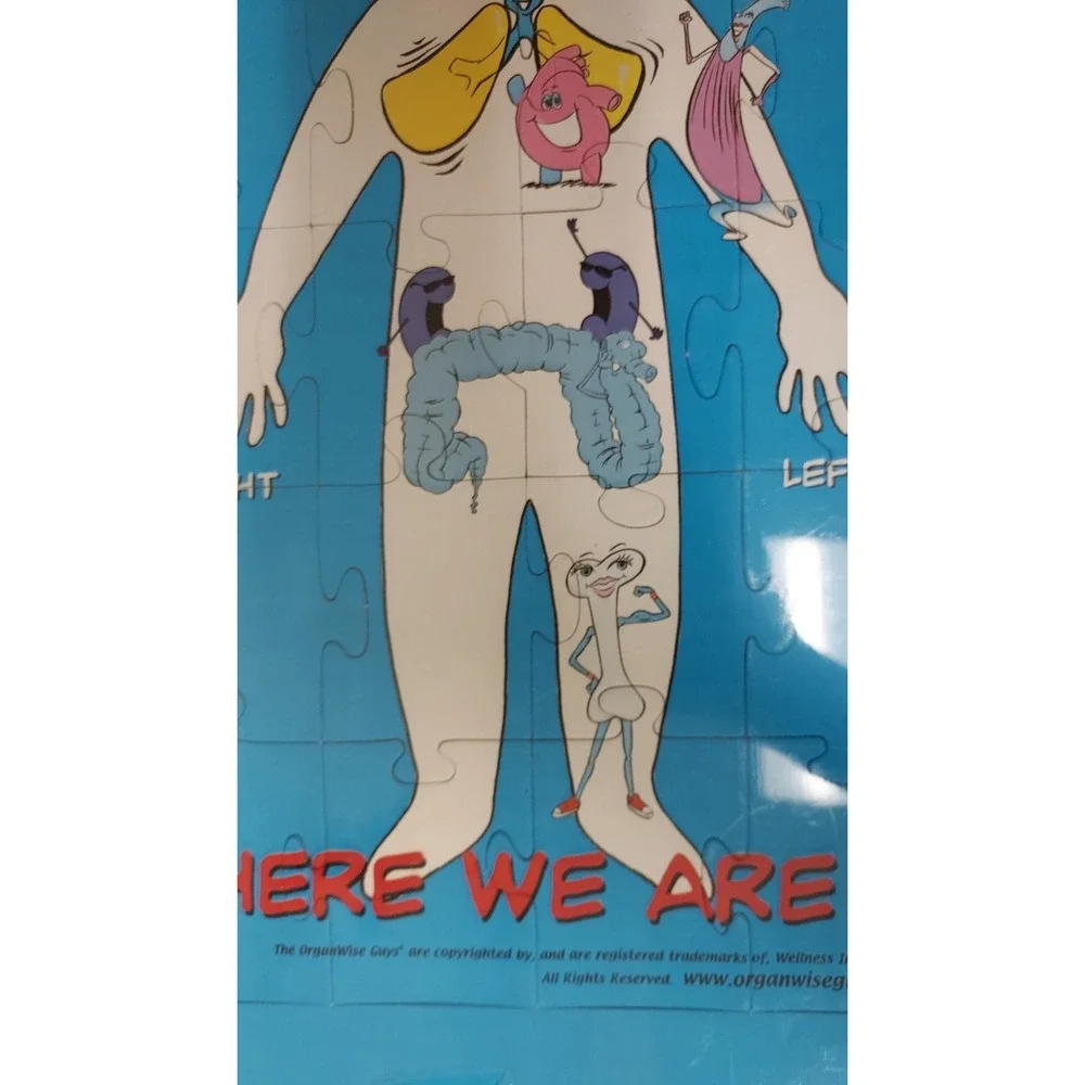 OrganWise Guys Kids Puzzle Educational Toy Anatomy Body Parts The Younger‎ Years